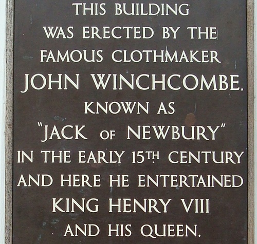 The Famous Clothmaker originally from Winchcombe in Gloucestershire