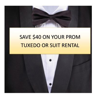 Prom time is NOW! Get your prom tux for less witj this $40 off coupon at Men's Warehouse!
http://t.co/Qg6klLEpHB