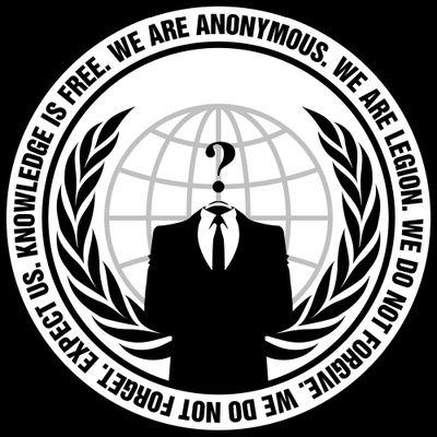 we are anonymous. we are a legion. we do not forgive we do not forget. except us.