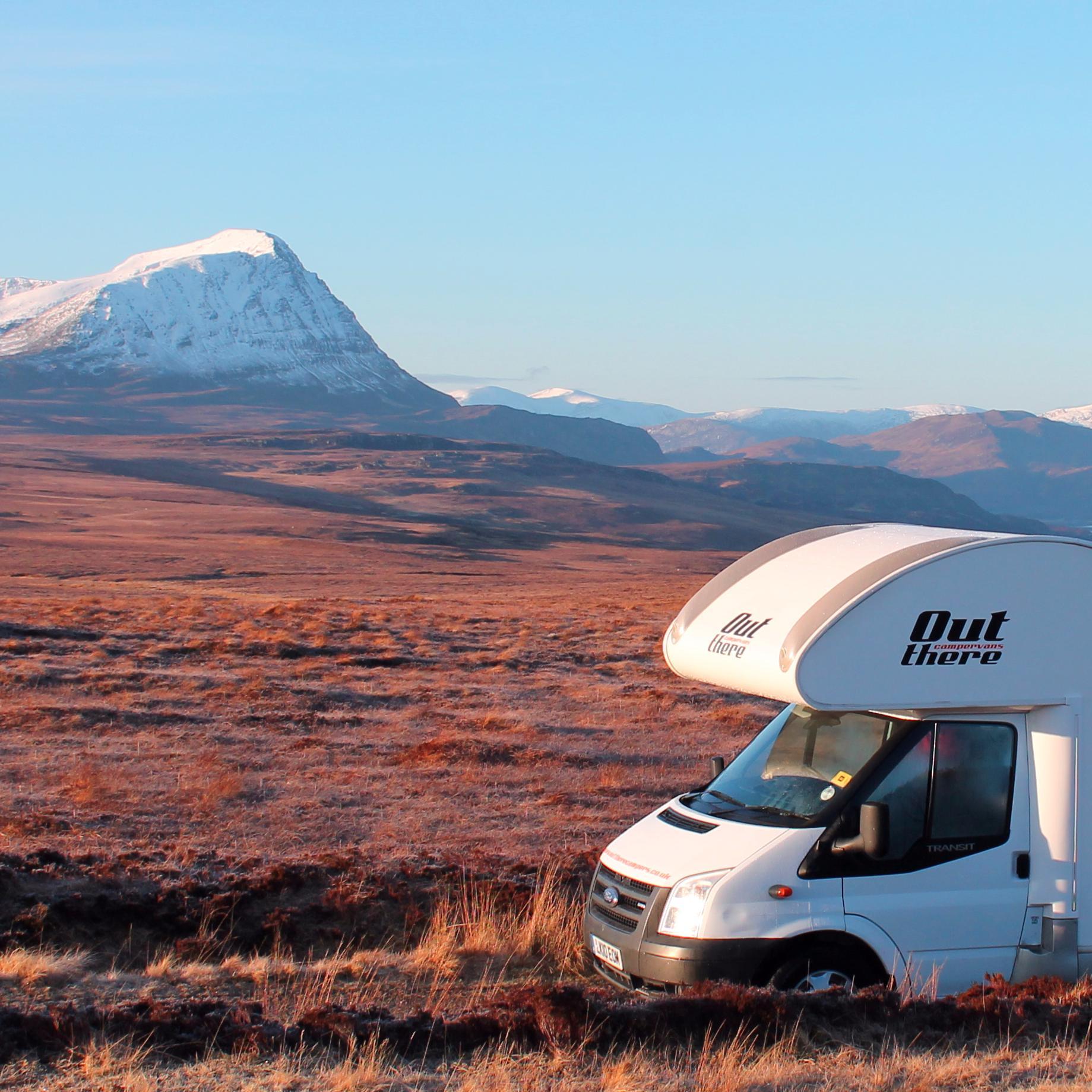 Campervan & Motorhome hire in #Scotland. Luxury 4-6 person RVs ideal for #camping, #hillwalking & exploring the stunning Scottish countryside. Get OutThere!