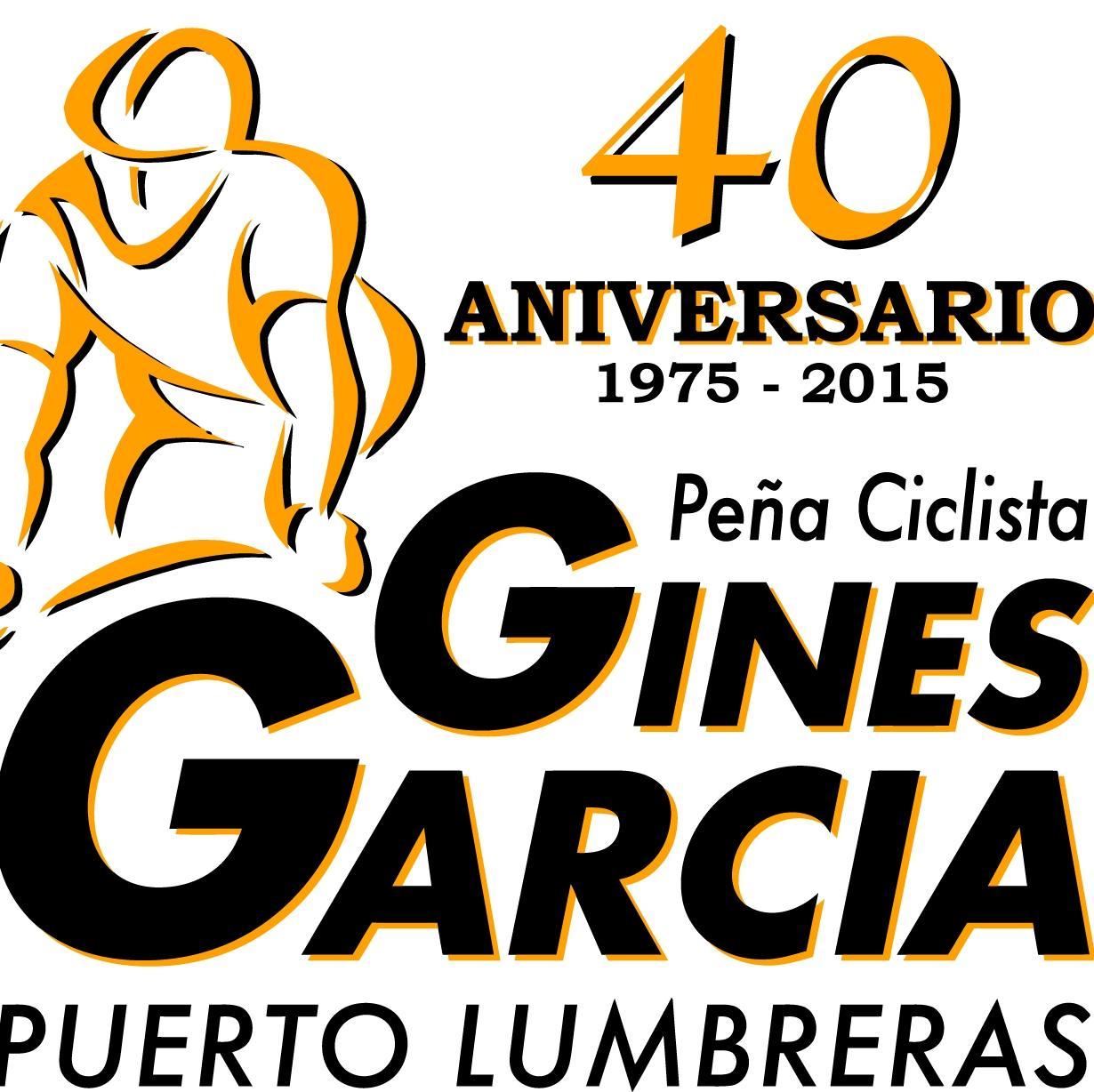 Peña Ciclista Gines Garcia de Puerto Lumbreras. 40 años con el ciclismo.
