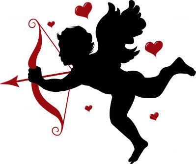 Soy un bebé en pañal con alas, reparto amor por todo el mundo. ¡Feliz San Valentín!
