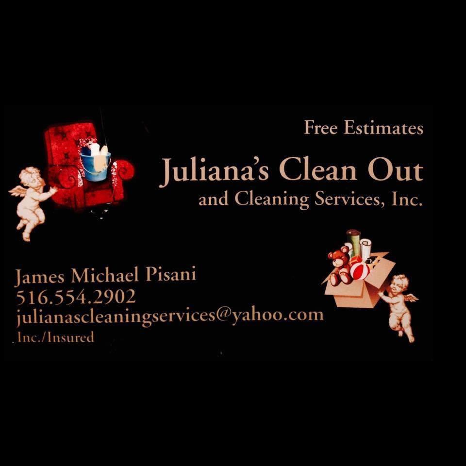 Juliana's Clean Out offers household junk removal, organizing, spring cleaning, etc.