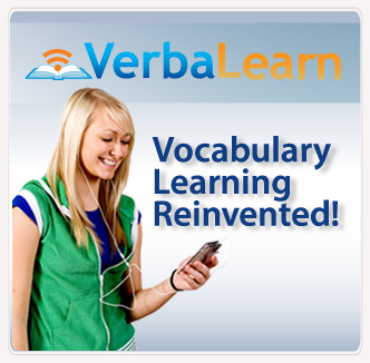 Get a 'Word of the Day' and a 'Crossword Puzzle of the Week' to keep your vocabulary sharp!  Check out VerbaLearn.com for more fun vocabulary building tools!