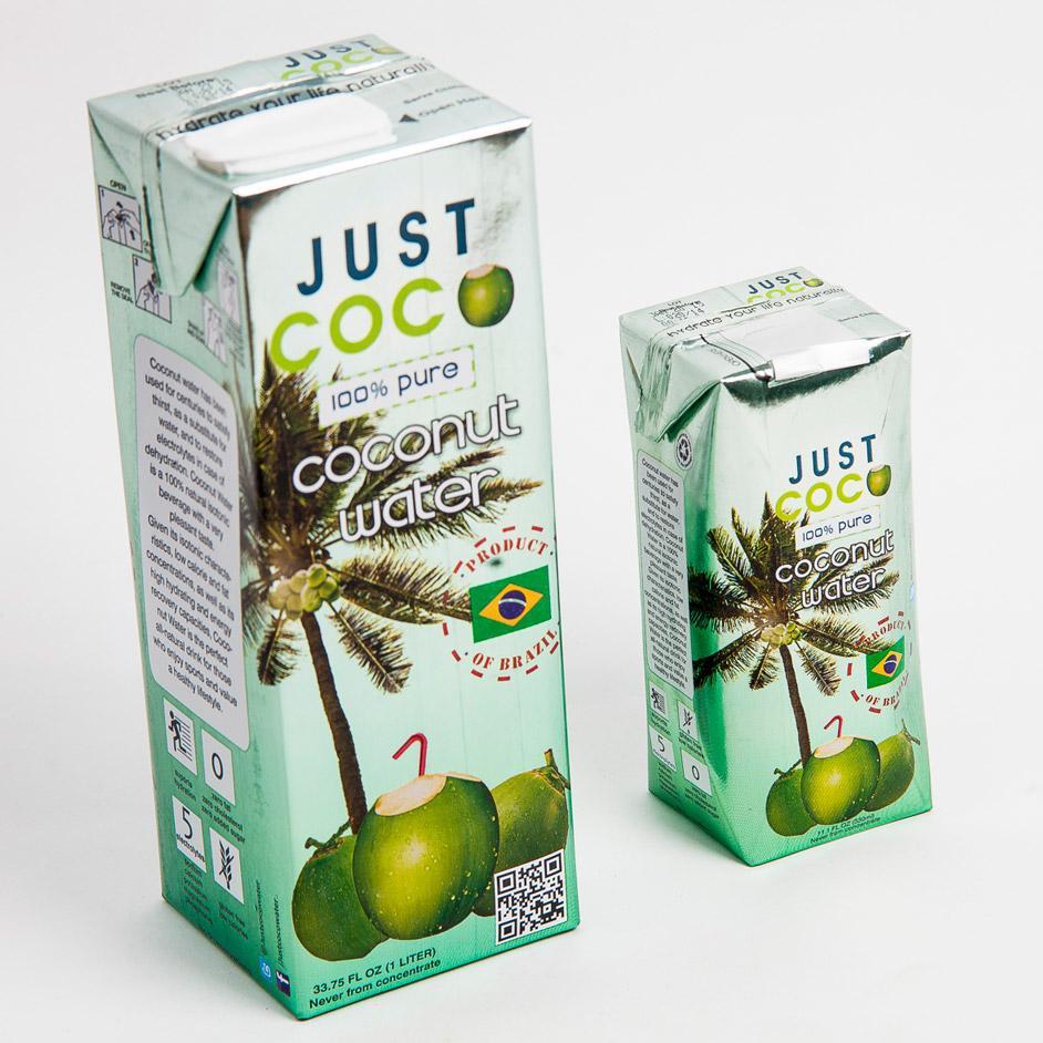 Just Coco is the true, pure, original sweet tasting Premium #CoconutWater commonly consumed in the beaches of #Brazil.