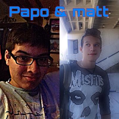 check out our youtube channel guys where we will be posting videos every weekend.... @papo and matt, and also our instagram , vine and facebook (same title).
