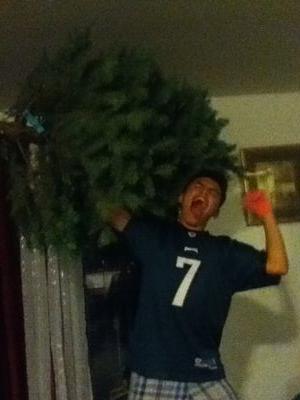 I play football