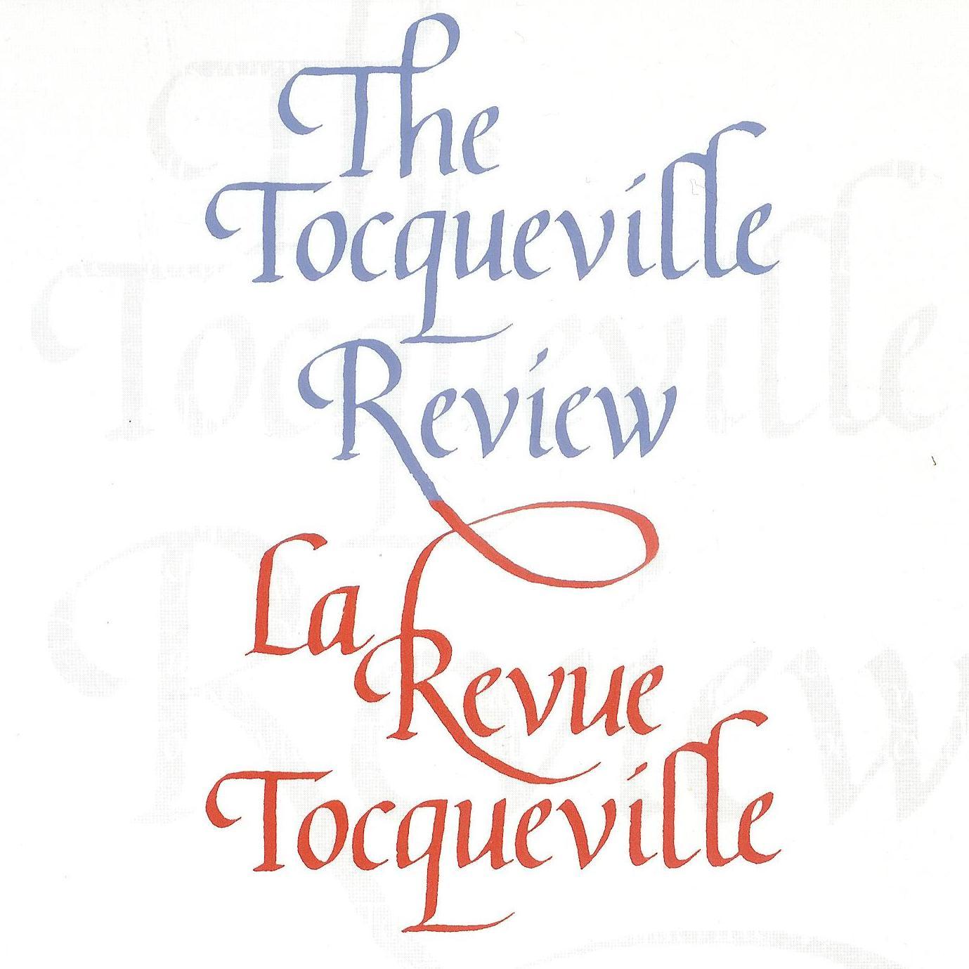 The Tocqueville Review - La Revue Tocqueville
