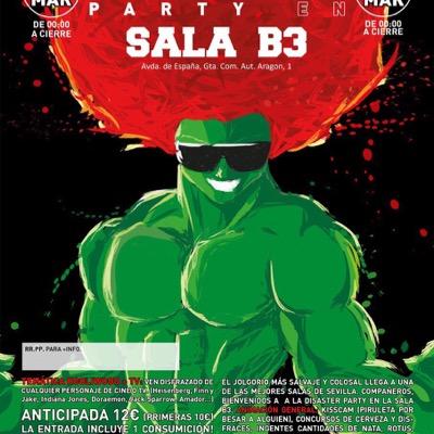 Llega la DISASTER PARTY a Sevilla‼️‼️ SALA B3
12€ con una copa 
autobuses desde prado 
RRPP:677357137