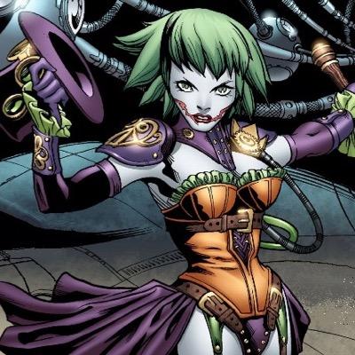 Hey I'm jokers daughter but you can call me Duela lets dance *grins* mother and father @SexyClownHarley and @TTFNBats
