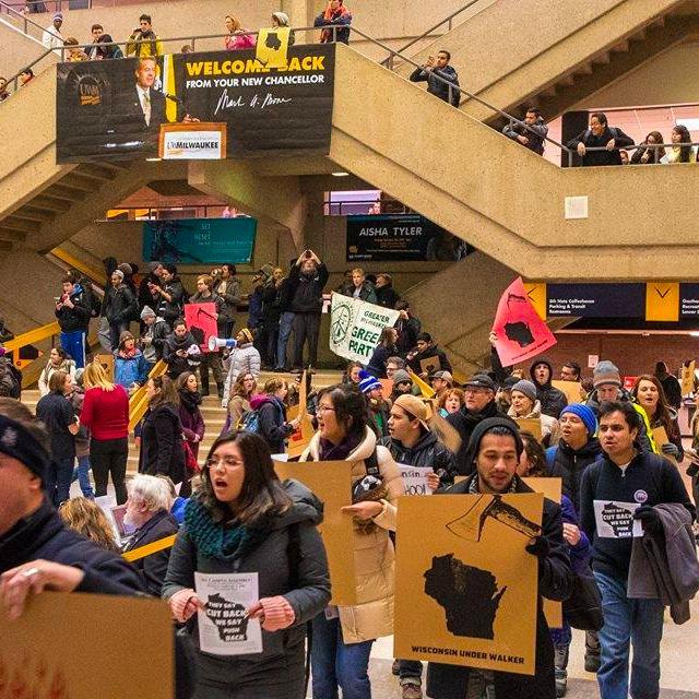 Progressive Students of Milwaukee (UWM) is  committed to creating progressive social, political, economic, and environmental change locally and globally
