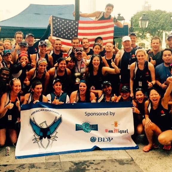 American Dragons are a Singapore-based paddle club with members from over 25 countries. We play hard and paddle harder!