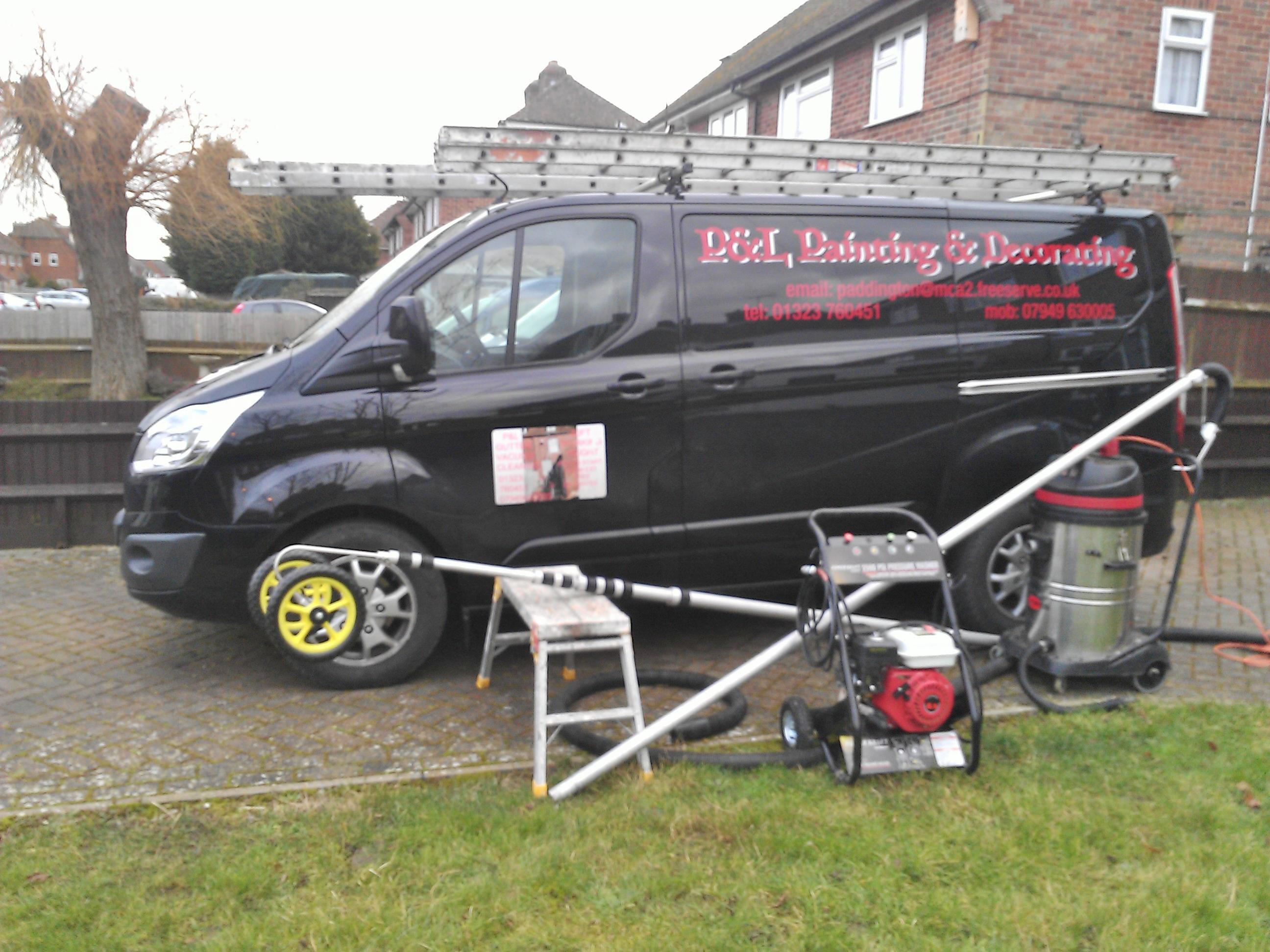 P & l painting & decorating,vacuum gutter cleaning,
