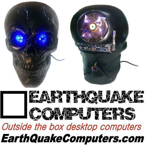 EarthQuakeComputers design and manufacture exceptionally unique desktop computers. Our existence occured as a result of the status quo of unstimulating desktops