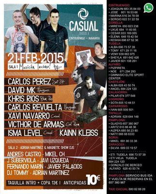 Relaciones Publicas de la nueva discoteca CASUAL en (Cintruenigo-Navarra) ANTIGUA BASIK ••• VENTAS/RESERVAS ANTICIPADAS al Whatsaap 626 251 474  •••