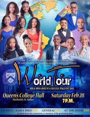 QCPageant2015's profile picture. Official page for the annual Mr & Miss Queen's College pageant. Here to keep you updated with our venture.              qcpageant2015@gmail.com