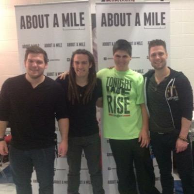 im a big fan of about about a mile met on 2/5/15 in winter jam and my name zach im in with the out crowd and i really want to meet adam again