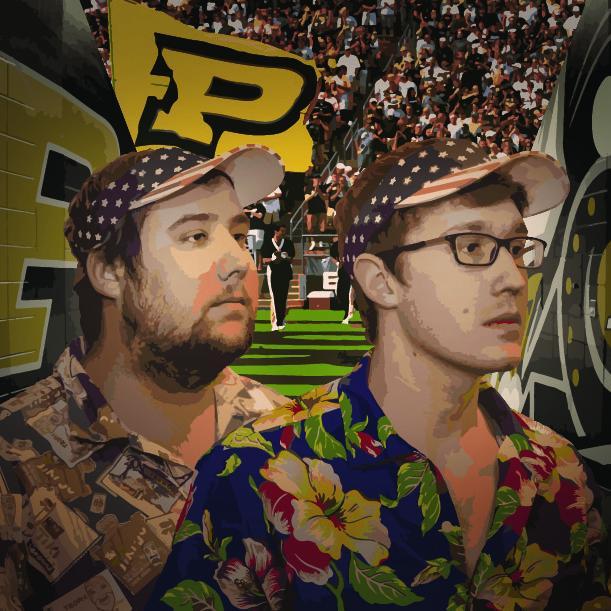 Just a couple of Purdue students who want you to hear their opinion on sports! Check out our page, and listen in live after Purdue basketball games.