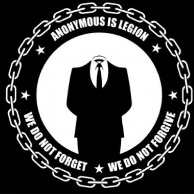we are legion! we are anonymous! we do not forget we do not forgive!