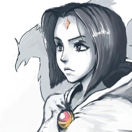White cloaked Raven. I actually /smile/, joke, muck around. have a little fun and live. Much more powerful. ll #Multiverse #Literate #Detailed