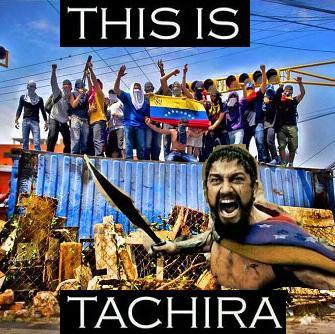 GOCHOS RESTEAOS LUCHANDO POR LA CAIDA DE LA DICTADURA REGIMEN ASESINO-NUESTRA META ES LA LIBERTAD DEL TACHIRA Y VENEZUELA.PREFIERO MORIR QUE VIVIR EN DICTADURA