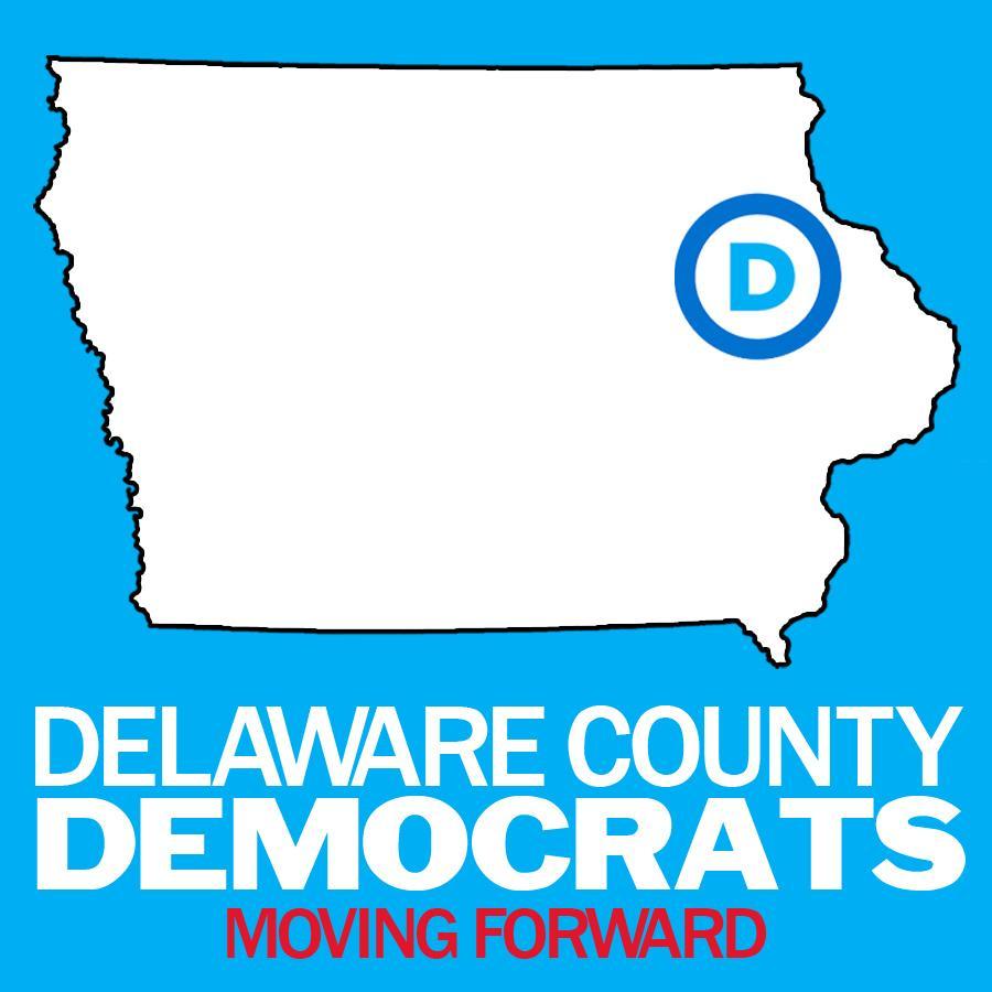 Providing a voice for Democrats in Delaware County Iowa to ensure that the issues that matter to them are heard! Join us, get involved! RT ≠ Agreement.