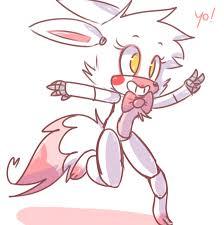 He-Hello fr-friends!
I am Mangle baby my daddy is @goldenfreddymatt and mommy
 @cuddlytalking thanks me follow!