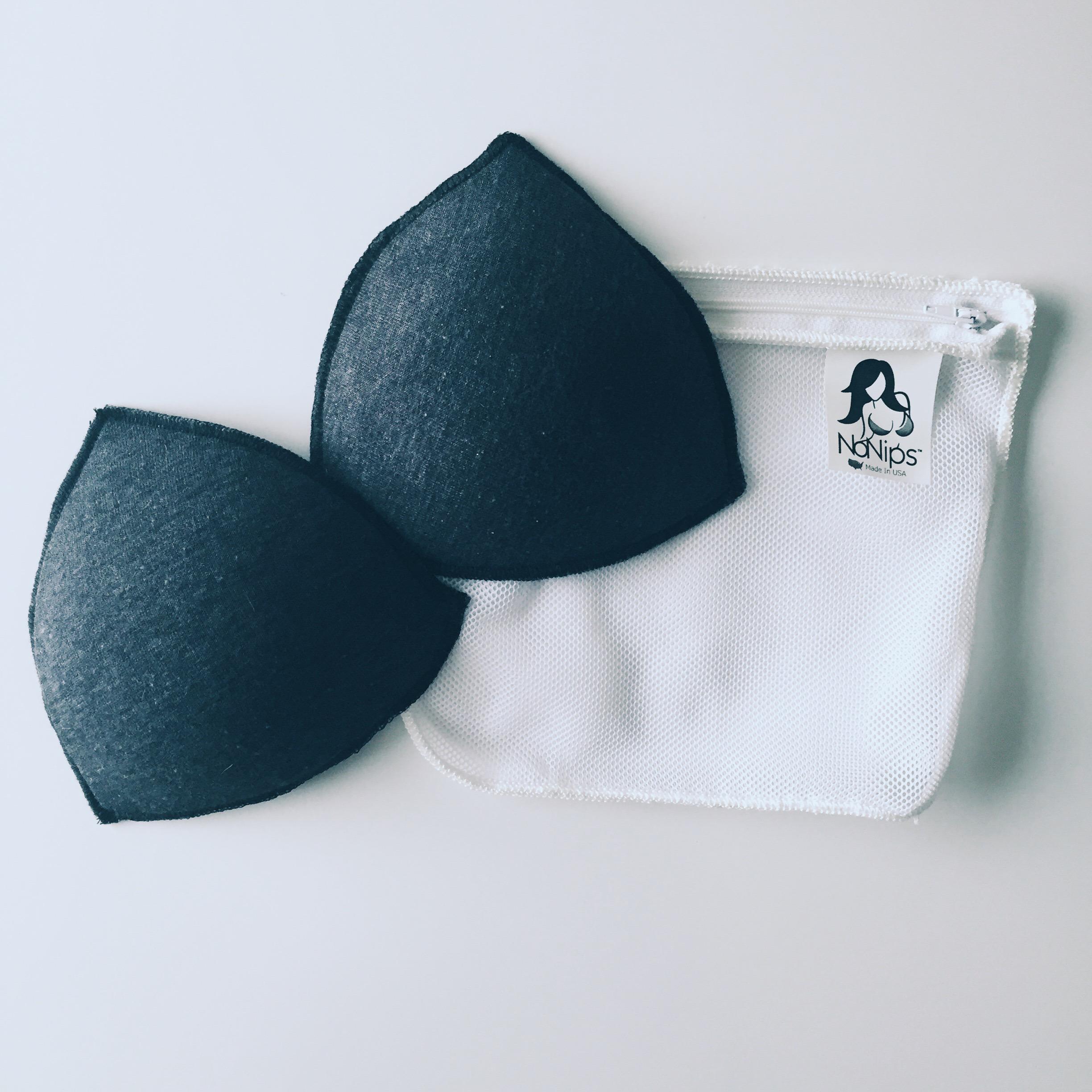 Machine washable breast pads designed to conceal erect nipples; moisture absorbing, odor resistant.& fits into most sports bras - Free Mesh bag with order!