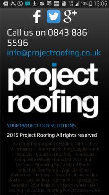 Specialists in Industrial roof penetrations using elastomeric membranes & GRP, installation of escape hatches, fire vents and air handling units.