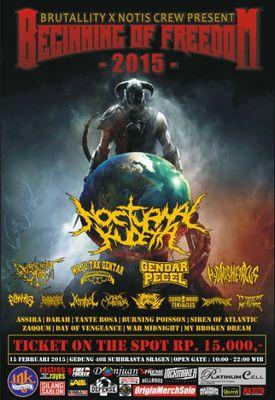 OFFICIAL TWITTER | Notiscrew Managemant | Beginning Of Freedom | 15 Februari 2015 | Sragen
