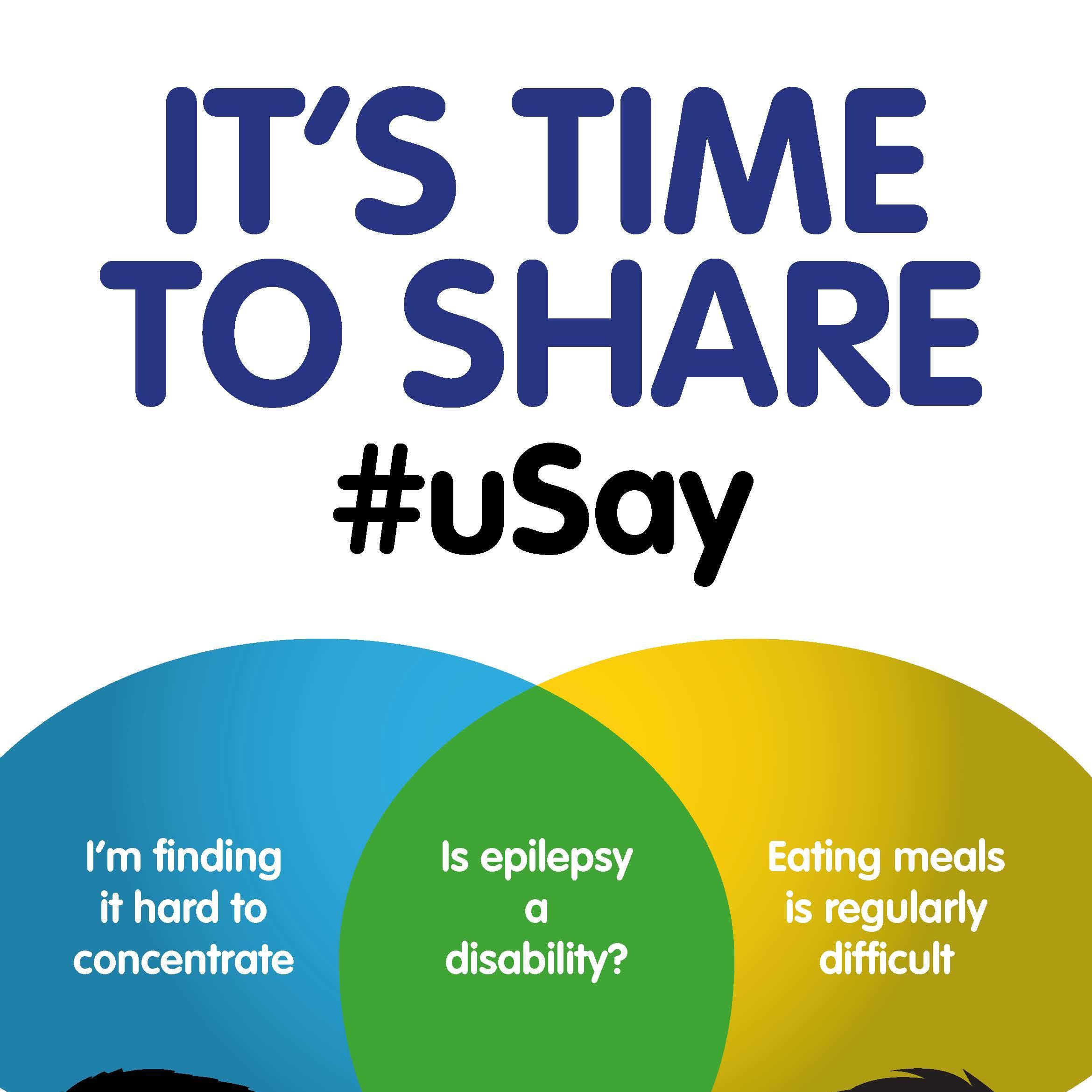 Sharing positive messages about disability and disability disclosure. Leave your message with #uSay!