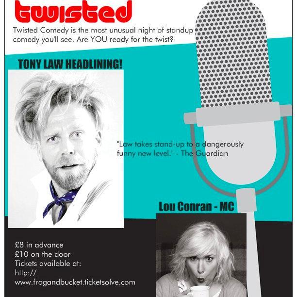 Twisted Comedy is standup as you have never seen it before! Comedians will be tested with rules and audience suggestions!
