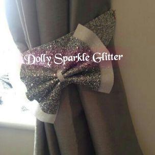 Dolly Sparkle On Twitter Glitter Bows Curtain Tie Backs Http