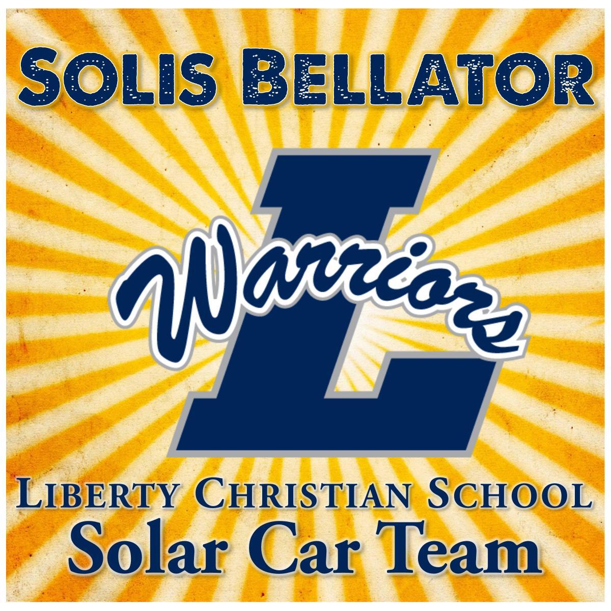 The Solar Car Team of Liberty Christian School racing from DFW to LA in 2018