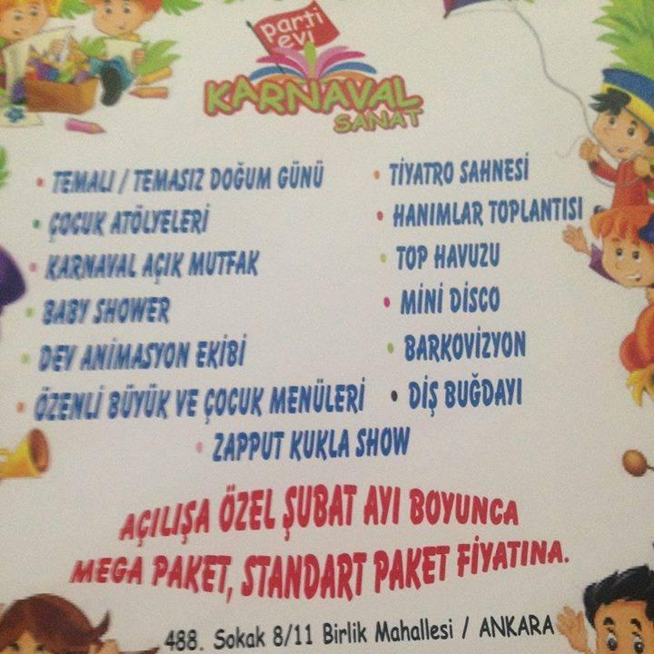 ÇOCUK PARTİ VE SANAT EVİ