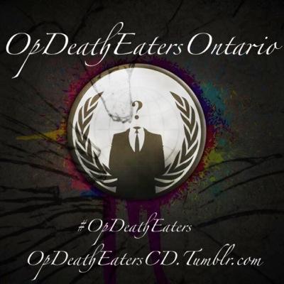 The objective of #OpDeathEaters is an independent, international, victim-led tribunal/inquiry into trafficking and paedosadist industry. #Anonymous #Ontario