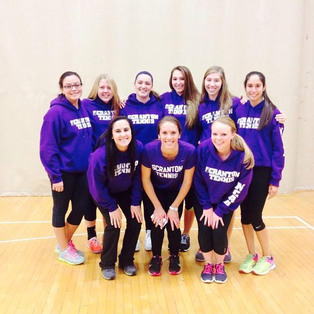 The University of Scranton Royals Women's Tennis Team.