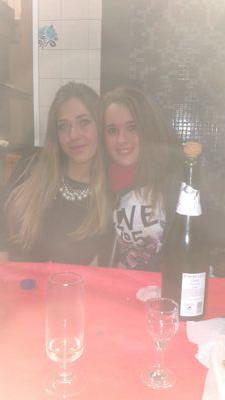 estar con mis Flamemcas amores ya soy feliz