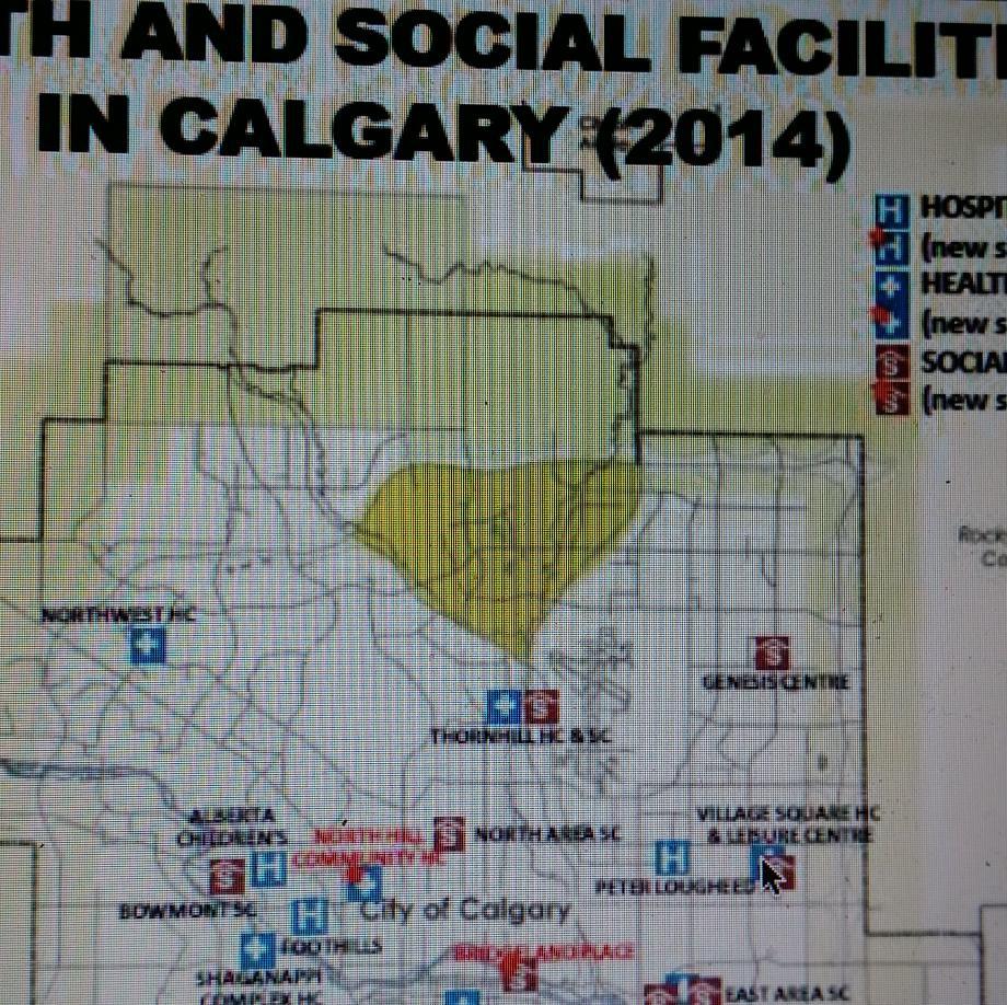 North High School in 2004 CBE Capital Plan not built, North Central Health Facility approved 2005 not built. Infrastructure deficit. No Greenline. IT'S OUR TURN