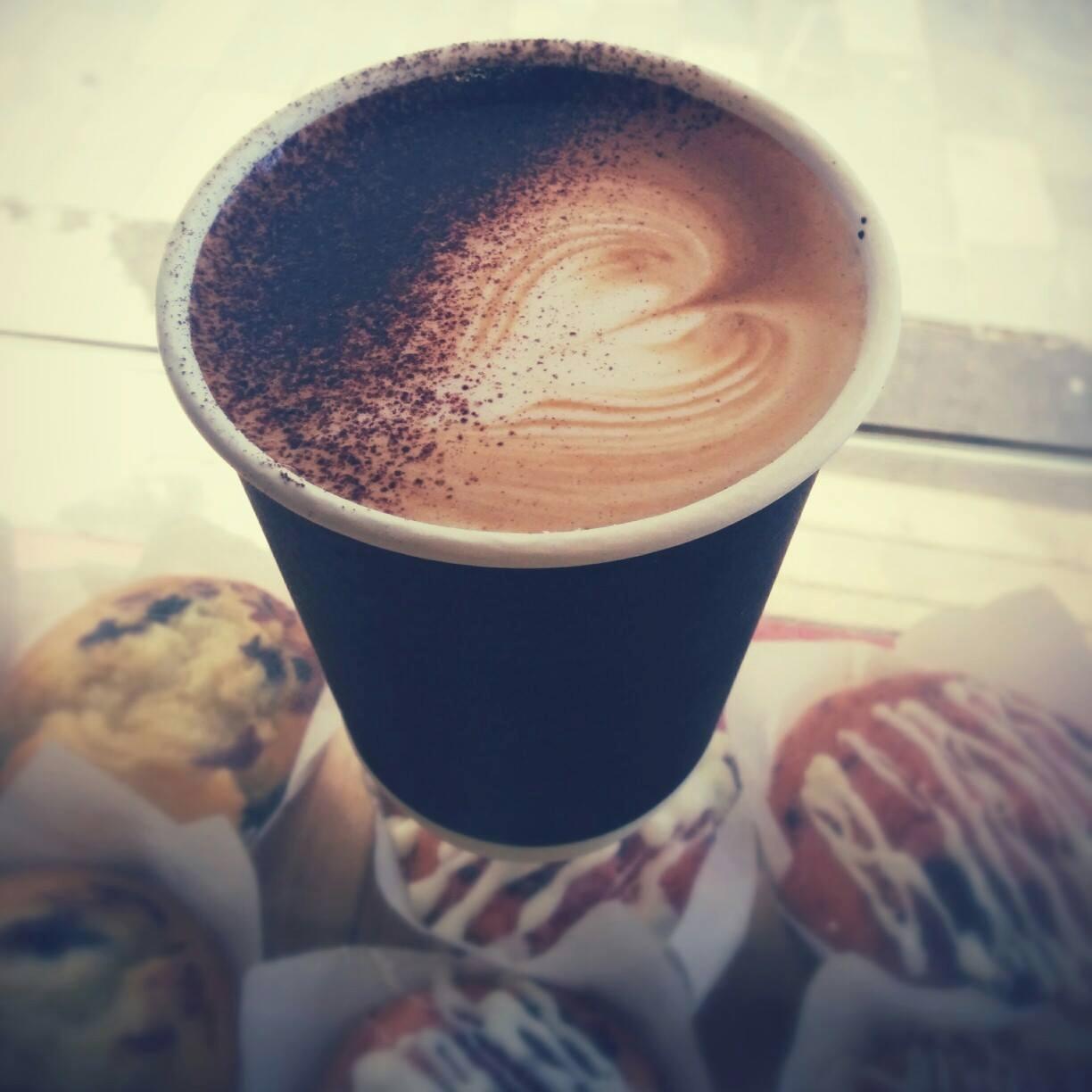 Fair trade - Fair price. $2.50 for coffee, cakes, slices and scones and more. Located at 4 Scene Lane, Britomart.