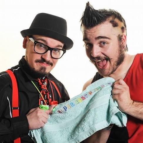 SprBstFrnds's profile picture. The Super Best Friends of comedy Wrestling, consisting of the duo of the Master of the Moustacheterpiece @JDBoomKoE & his adorably braced Manager @KevCash26.