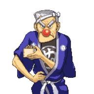 My name is Victor Kudo and those waitresses's outfits at Trés Bien are a disgrace! Get on my bad side and get a taste of my bird seeds!