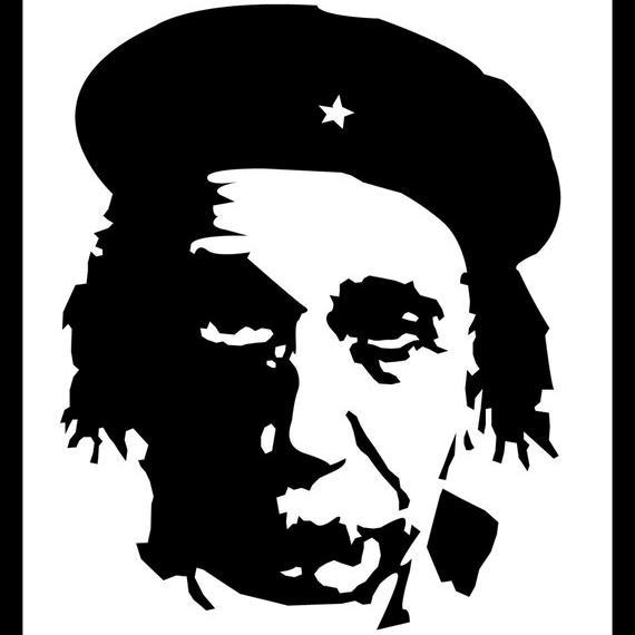 My picture? Image of Einstein wearing a special black beret, insert; the star of David! In his image, I'm him, Turi Babayaga.
