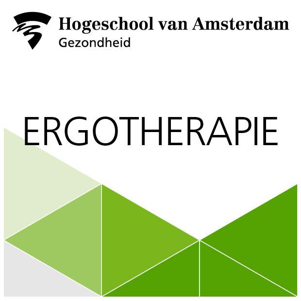 De opleiding ergotherapie is onderdeel van de faculteit Gezondheid van de Amsterdam University of Applied Sciences (HvA).