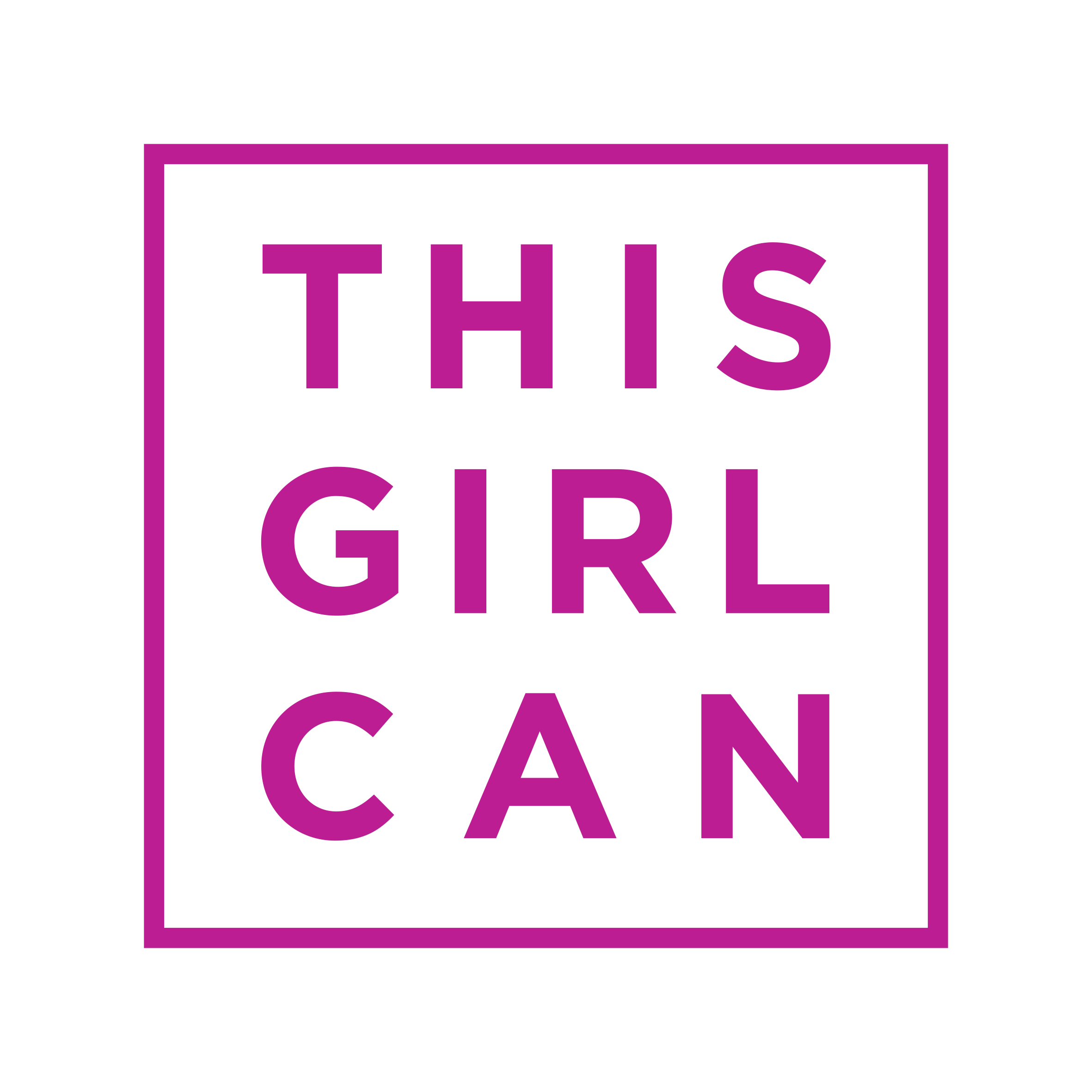 This Girl Can is a celebration of the active women who are doing their thing no matter how they do it, how they look or even how sweaty they get.