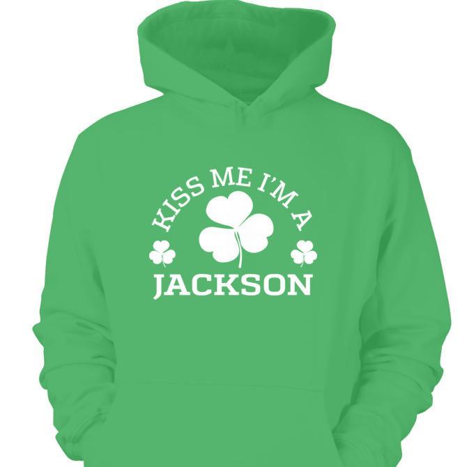 Just in time for St. Patrick's day! The ltd.Edition Kiss Me I'm a JACKSON shirt will only be available for 3 days, so get it now! http://t.co/GE6TG2DFUZ
