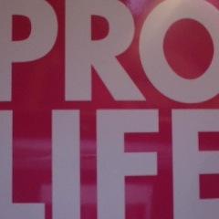 St. Catherine University Pro-life activists promoting the dignity of every human being