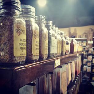 We sell Spices and Loose Leaf teas, and gifts. stop in and we will help you find something you will love!!
