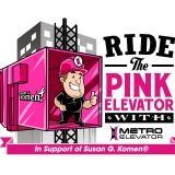 Metro Elevator partnered with Susan G. Komen for our Ride the Pink Elevator campaign to fund breast cancer awareness and help find a cure.