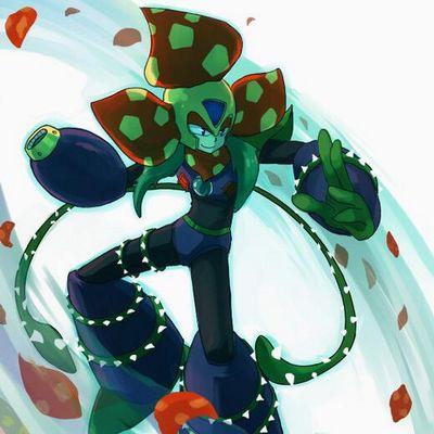 The plants are me friends and weapons. Once a gardener, now a fighting robot! I am Plant Man.